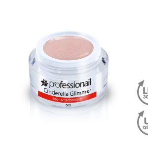 Építő LED-UV zselék - LED-UV álcázó/fedő zselé CINDERELLA GLIMMER 5ml Professionail™