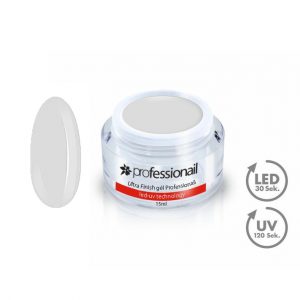 Finish LED-UV zselék - UV Zselé egyfázisú Ultra Finish gél Professionail 15ml