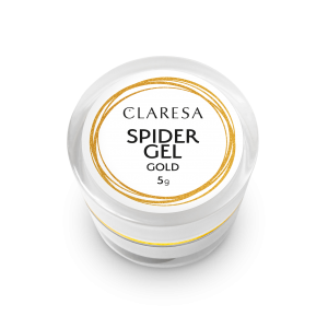 Spider LED-UV zselé - Spider LED-UV zselé 5ml Claresa arany
